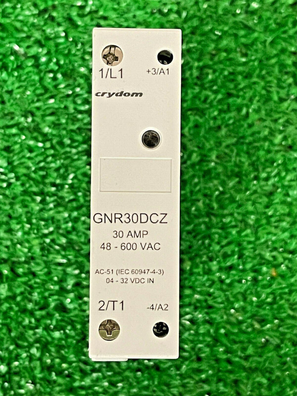 Crydom GNR30DCZ Solid State Relay, SPST-NO, 30A, 600VAC, 24VDC, DIN Rail