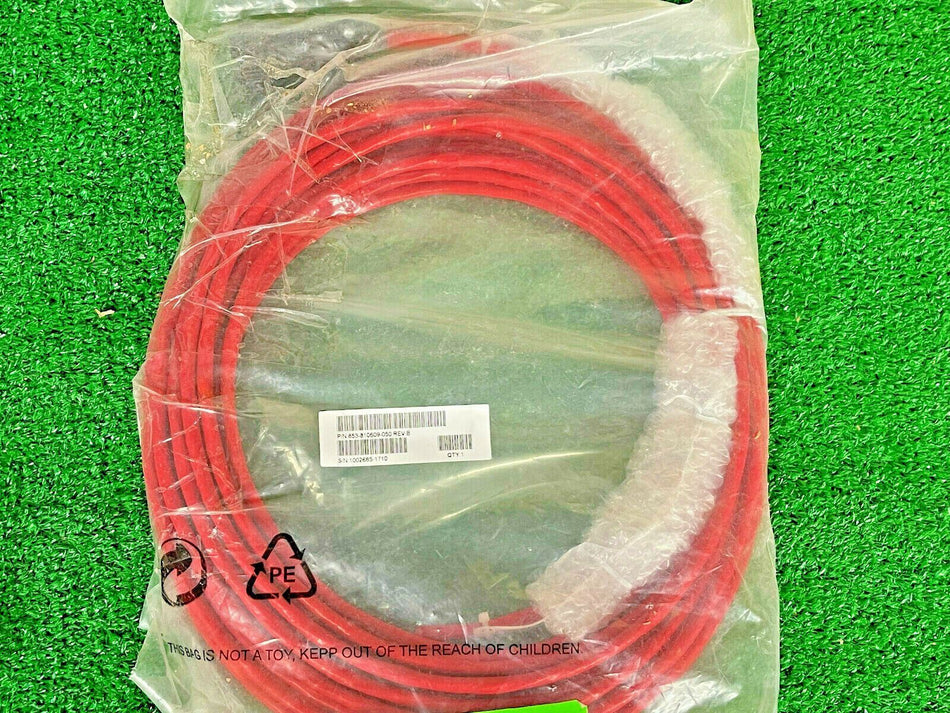 Lam Research 853-810609-050 Cable Assembly, 50', Red, Pump Cable, 853810609050