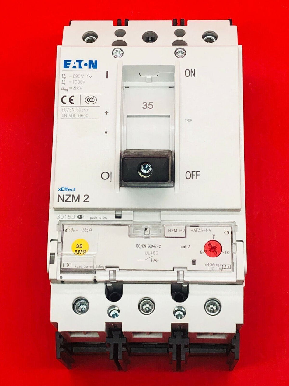 Eaton NZMH2-AF35-BT-NA Circuit Breaker 35A, 3P, 480V, 107813