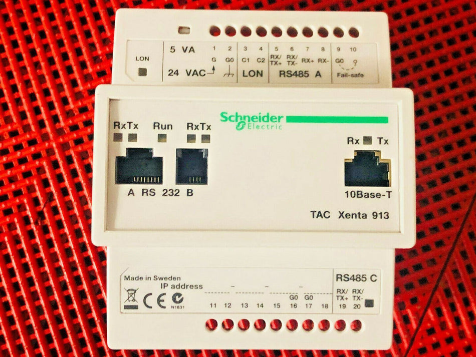 Schneider Electric 0-073-0835-1 TAC Xenta 913 System Interface 007308351, V5.1.9