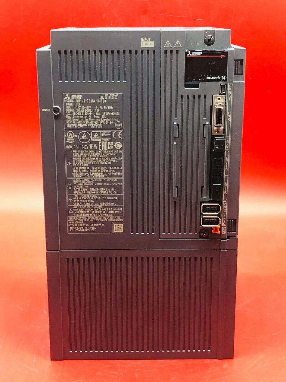 Mitsubishi MR-J4-700B4-RJ020 AC Servo Drive
