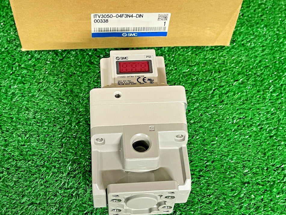 SMC ITV3050-04F3N4-DIN00338 Electro-Pneumatic Regulator, ITV305004F3N4DIN00338