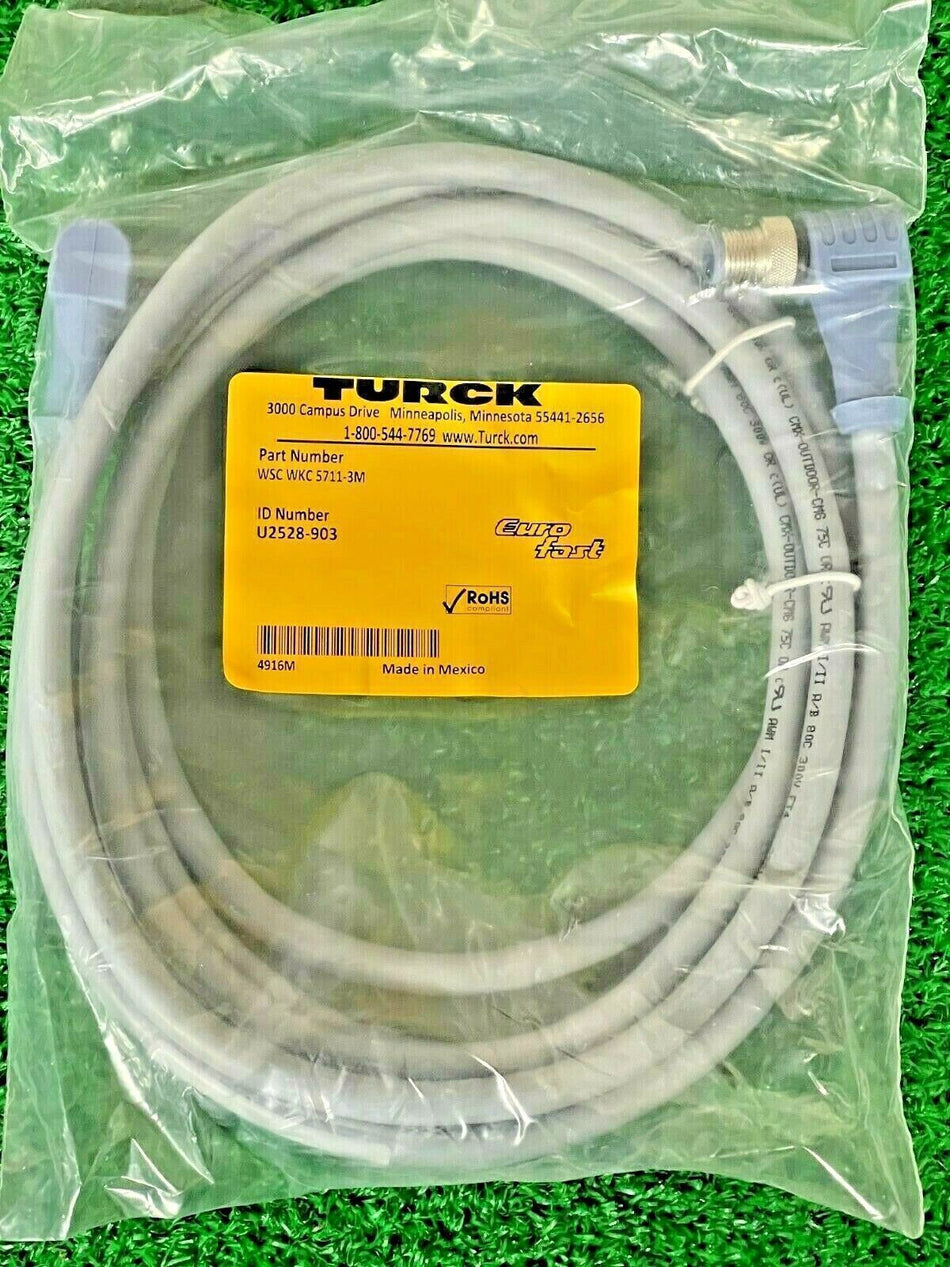 Turck WSC WKC 5711-3M Cordset U2528-903