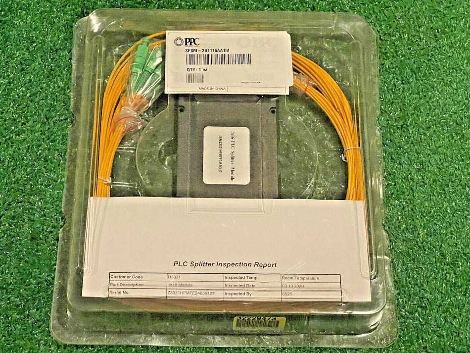 PPC SFSM-2B1116AA1M 1x16 Box Style PLC Splitter Module