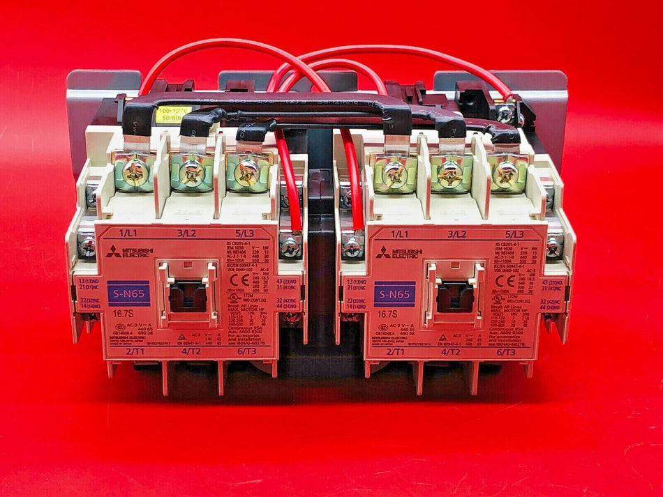 Mitsubishi Electric S-2XN65UW Contact Reverser 100A 100VAC Coil S2XN65UWAC100V