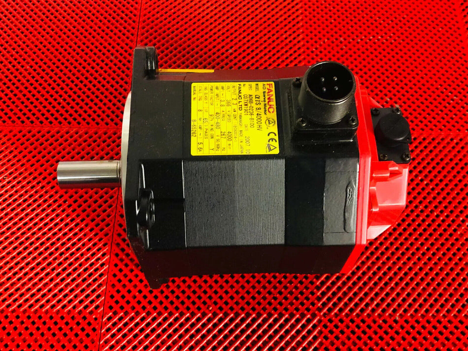 Fanuc A06B-0236-B100 AC Servo Motor, A06B0236B100