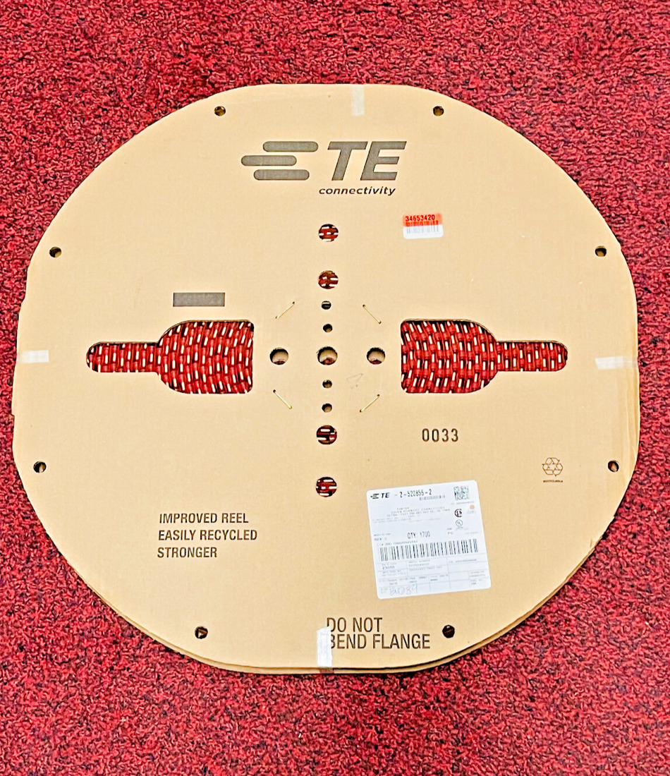 TE Connectivity 2-520856-2 Ultra-Fast Quick Disconnects, 22-18 AWG, 1700 Pieces