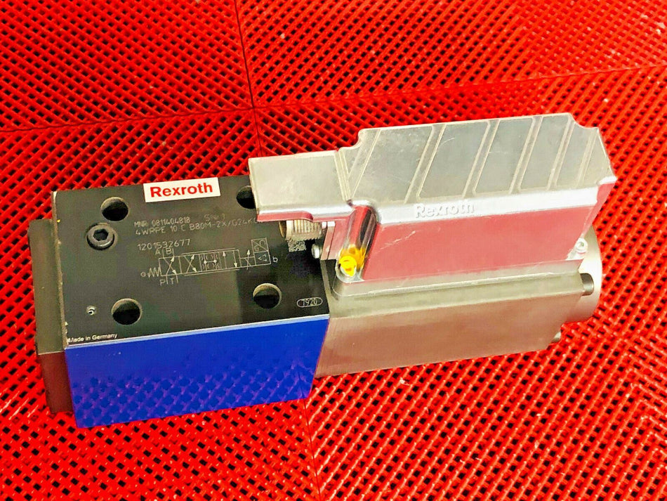 Rexroth 0811404818 Hydraulic Control Valve 4WRPE10CB80M-2X/G24K0/A1M-846