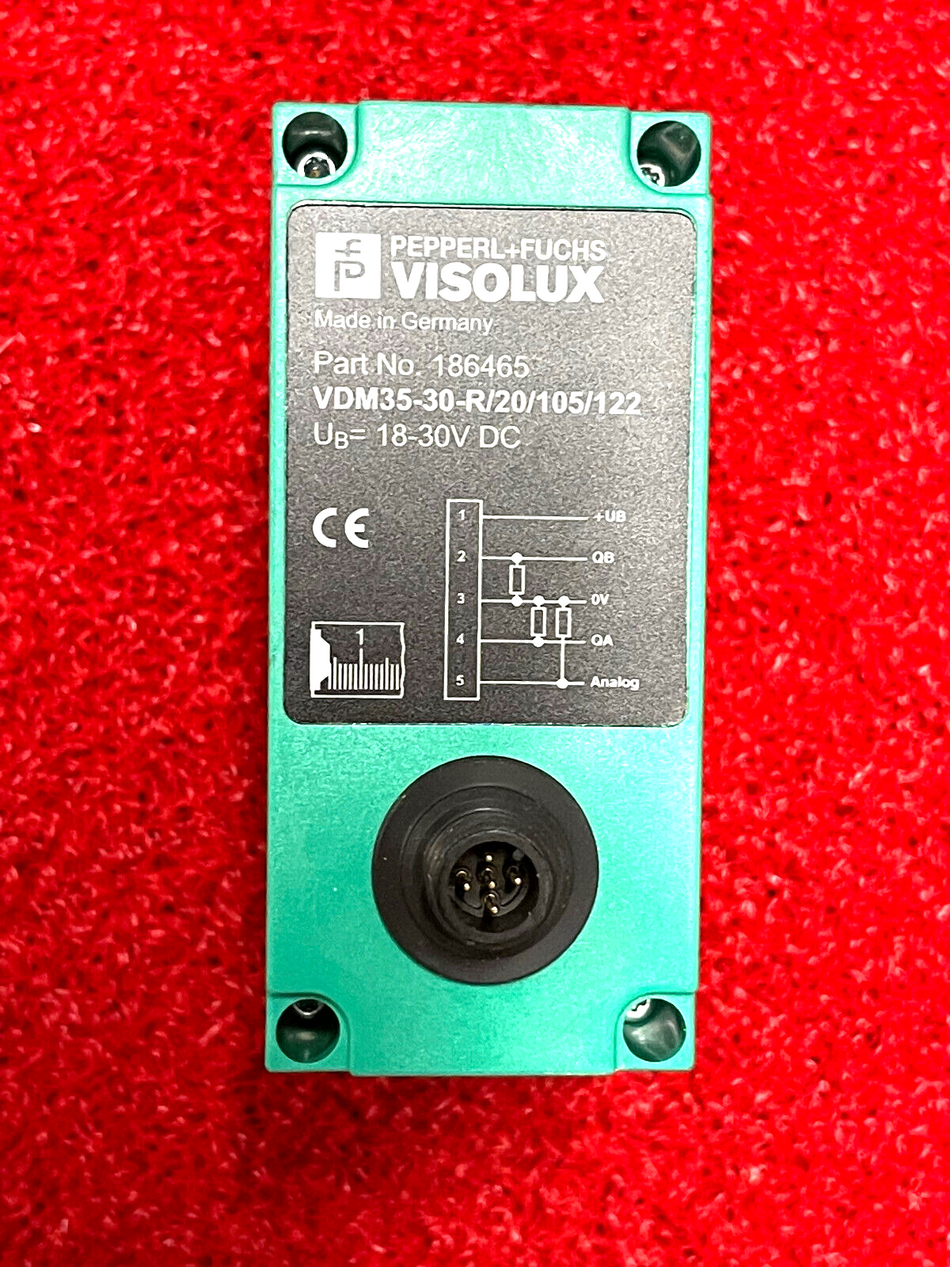 Pepperl Fuchs Visolux VDM35-30-R/20/105/122 Distance Sensor 186465