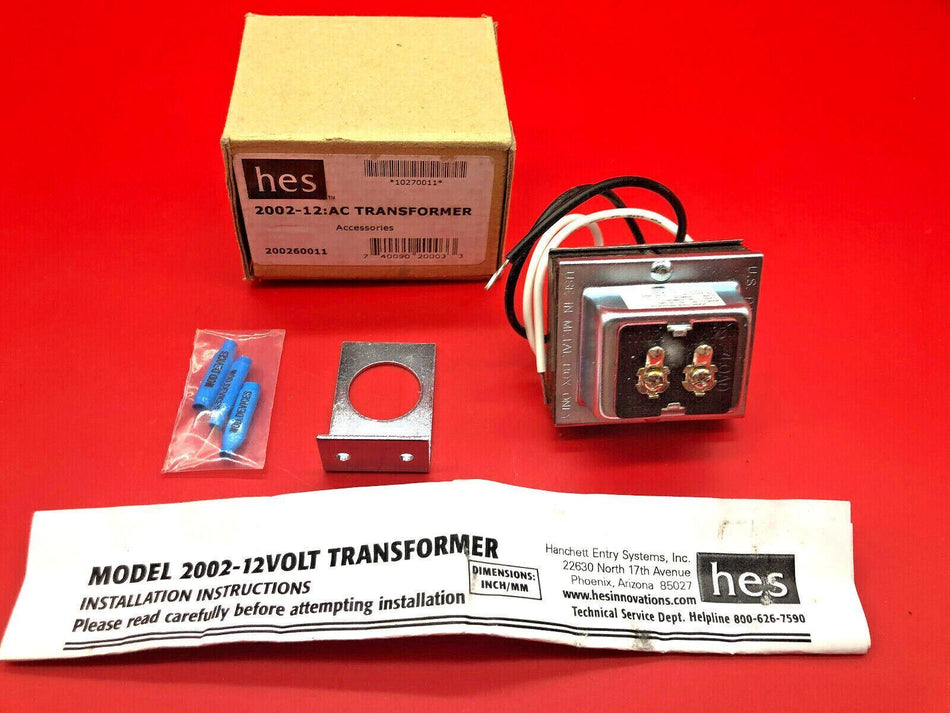 HES 2002-12 AC Transformer 12-Volt 240VAC 20VA 4X745 HES 200212