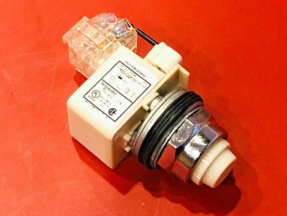 Schneider Electric 9001KT38DWS6W31 Push-To-Test Pilot Test Light 135 VDC
