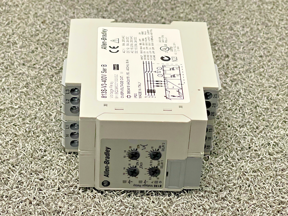 Allen Bradley 813S-V3-400V 3-Phase, Voltage Monitoring Relay, 380-415VAC