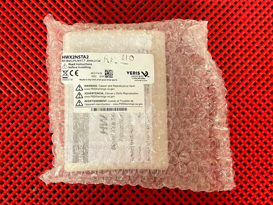 Veris HWX2NSTA2 Humidity HW Series Humidity Sensor