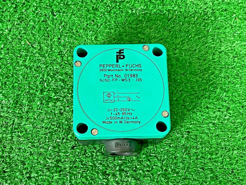 Pepperl Fuchs 01983 Proximity Switch NJ50-FP-WS3-J95