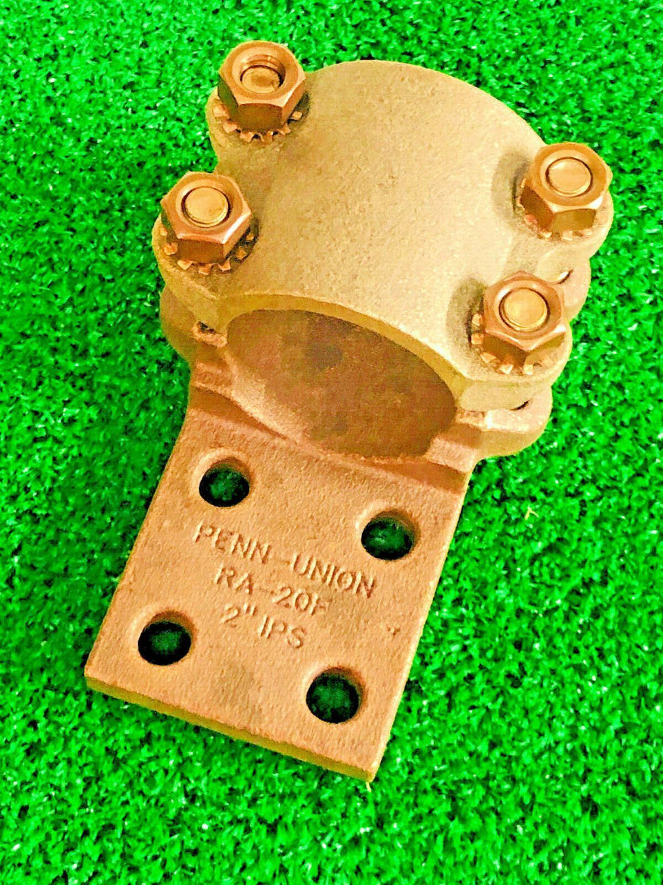 Penn Union RA-20F Substation Connector Copper Tube to Flat 2" IPS Terminal Lug