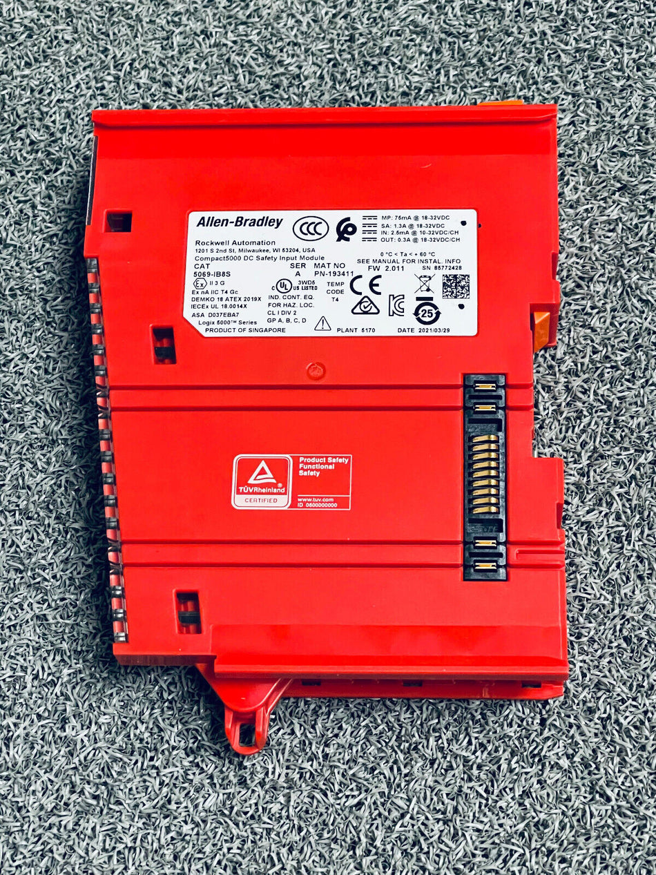 Allen Bradley 5069-IB8S Compact5000 DC Safety Input Module