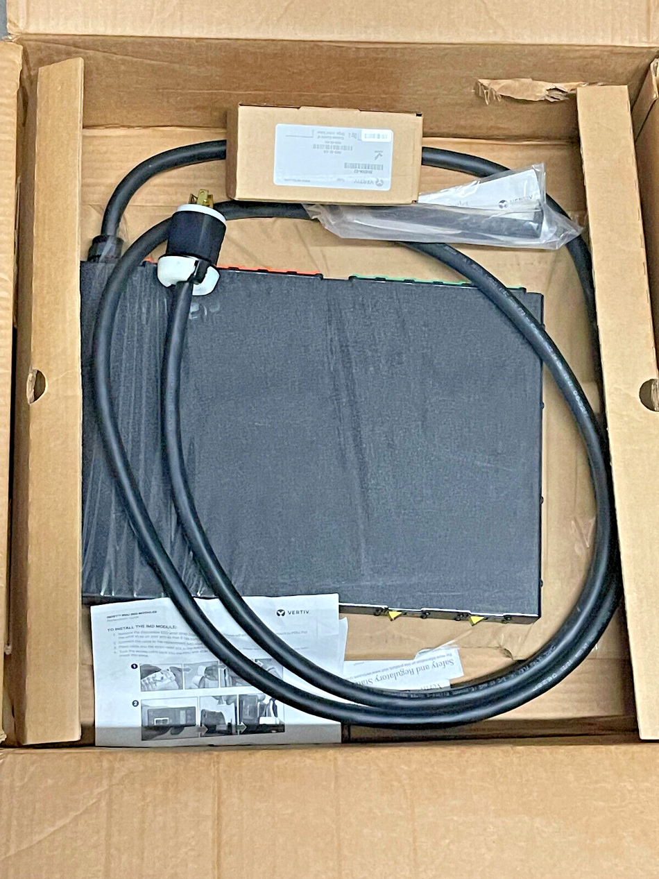 Vertiv Geist MNU1X1R6-12CF18-3TL6A0H10-S rPDU Switched Level Monitoring NU30206X