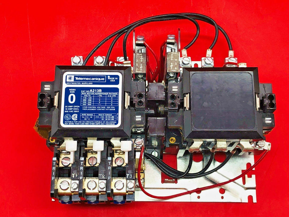 Telemecanique A213B12 Reversing Starter