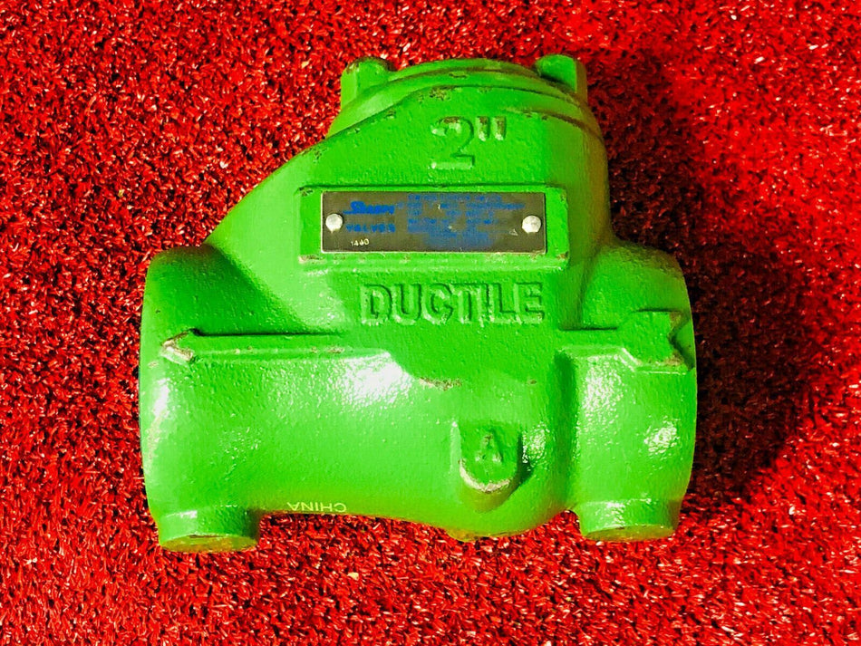 Sharpe OP20DB6VV Swing Check Valve, Ductile Iron, 2", FNPT