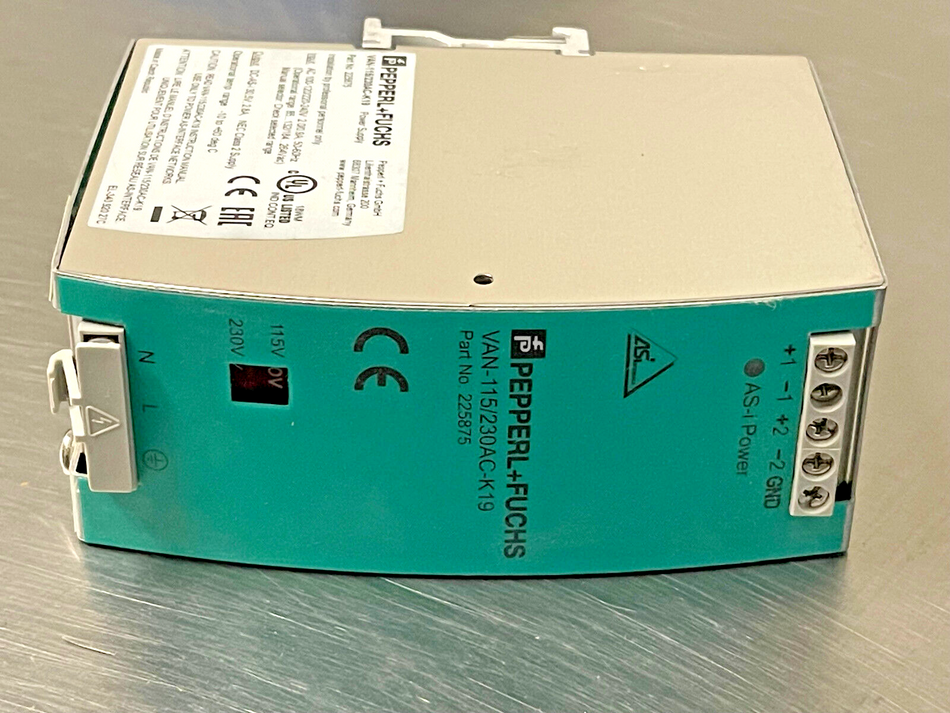 Pepperl Fuchs 225875 Power Supply VAN-115/230AC-K19