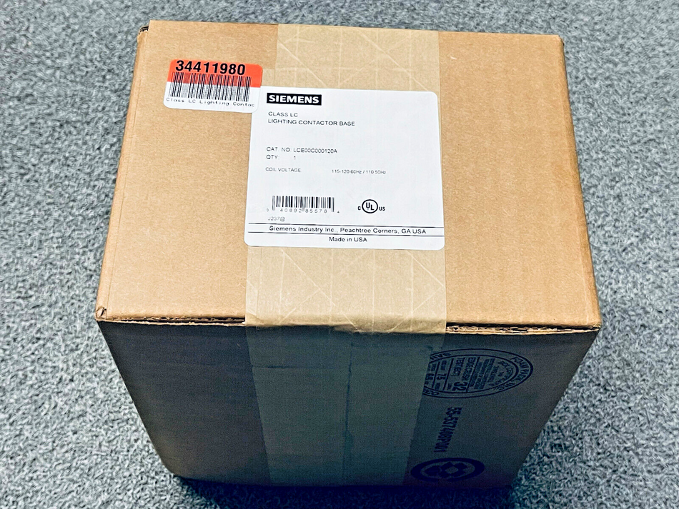 Siemens LCE00C000120A Class LC Lighting Contactor Base