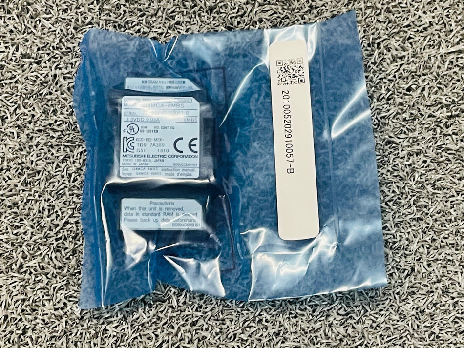 Mitsubishi Electric Q4MCA-8MBS  Memory Card 8MBS, 3.3VDC, 0.03A