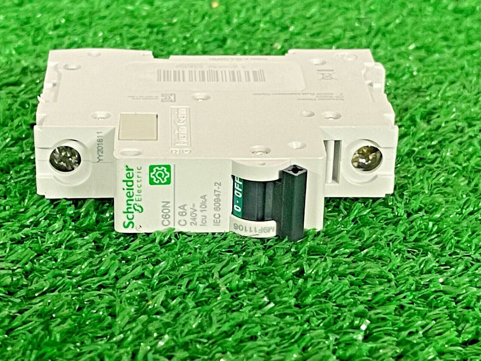 Schneider Electric M9F11106 Circuit Breaker, C60N, C 6A, 240V