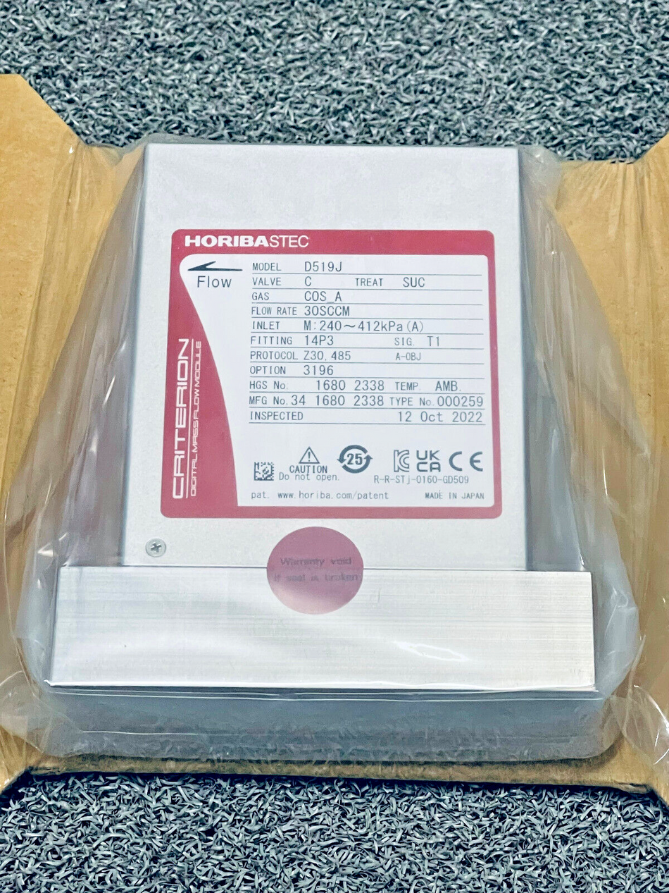 Horibastec D519J Criterion Digital Mass Flow Module 30SCCM