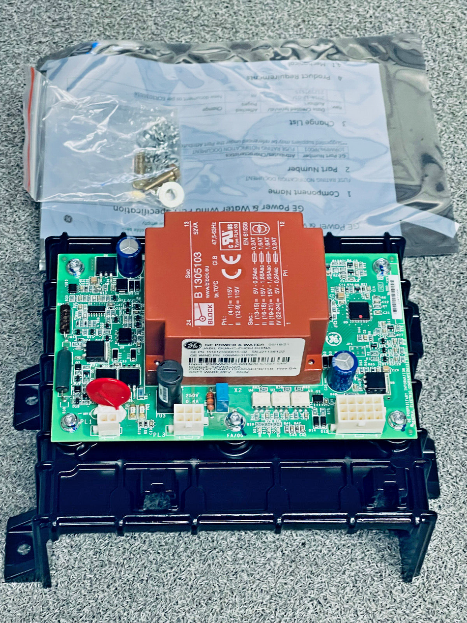 GE Power & Water 151X1233DD01SA02 Pitch Battery Charger Assembly 109W6931P001